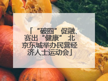 “破圈”促融、赛出“健康” 北京东城举办民营经济人士运动会