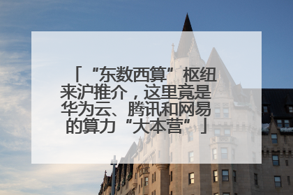 “东数西算”枢纽来沪推介，这里竟是华为云、腾讯和网易的算力“大本营”