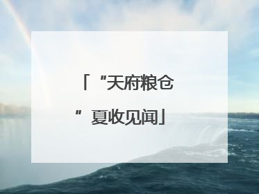 “天府粮仓”夏收见闻