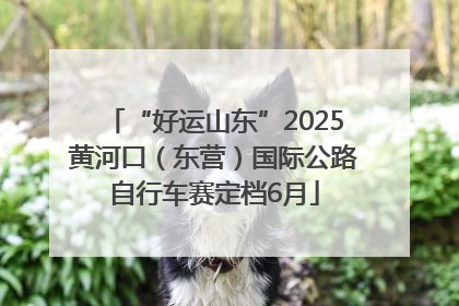 “好运山东”2025黄河口（东营）国际公路自行车赛定档6月
