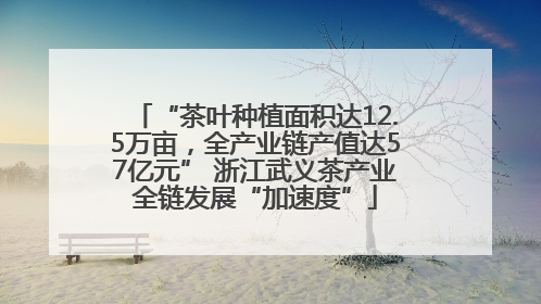 “茶叶种植面积达12.5万亩，全产业链产值达57亿元” 浙江武义茶产业全链发展“加速度”