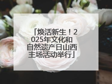 焕活新生！2025年文化和自然遗产日山西主场活动举行
