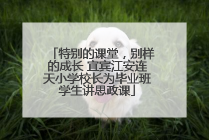 特别的课堂，别样的成长 宜宾江安连天小学校长为毕业班学生讲思政课