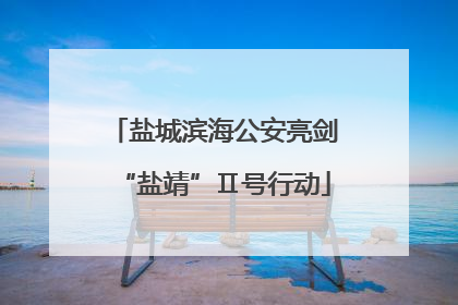 盐城滨海公安亮剑“盐靖”Ⅱ号行动