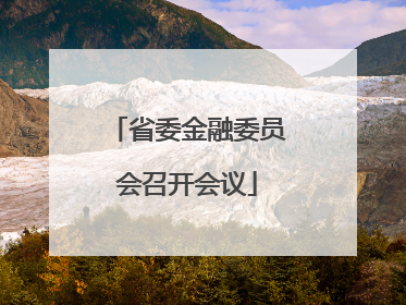 省委金融委员会召开会议