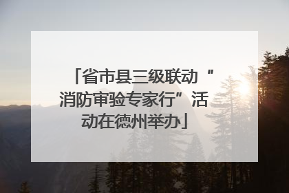 省市县三级联动“消防审验专家行”活动在德州举办
