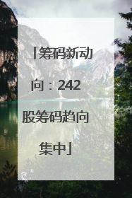 筹码新动向：242股筹码趋向集中