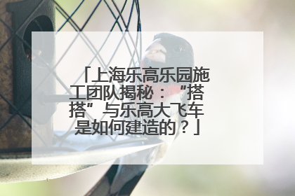 上海乐高乐园施工团队揭秘：“搭搭”与乐高大飞车是如何建造的？