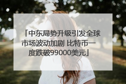 中东局势升级引发全球市场波动加剧 比特币一度跌破99000美元