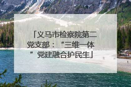 义马市检察院第二党支部：“三维一体”党建融合护民生