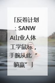 反卷计划：SANWA山业人体工学鼠标，手腕从此“躺赢”