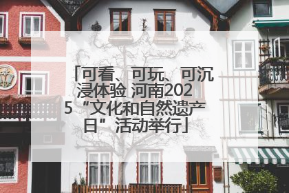 可看、可玩、可沉浸体验 河南2025“文化和自然遗产日”活动举行