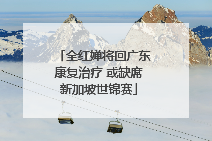 全红婵将回广东康复治疗 或缺席新加坡世锦赛