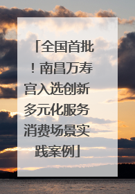 全国首批！南昌万寿宫入选创新多元化服务消费场景实践案例