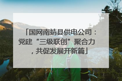 国网南靖县供电公司：党建“三级联创”聚合力，共促发展开新篇