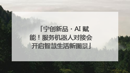 宁创新品・AI 赋能！服务机器人对接会开启智慧生活新图景