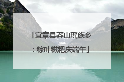 宜章县莽山瑶族乡：粽叶糍粑庆端午