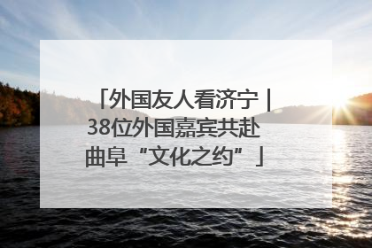 外国友人看济宁｜38位外国嘉宾共赴曲阜“文化之约”