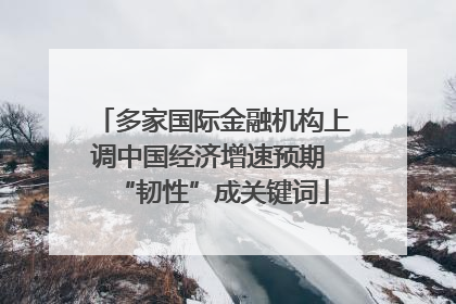 多家国际金融机构上调中国经济增速预期 “韧性”成关键词