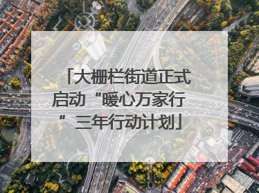 大栅栏街道正式启动“暖心万家行”三年行动计划