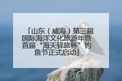 山东（威海）第三届国际海洋文化旅游年暨首届“海天驿旅杯”钓鱼节正式启动