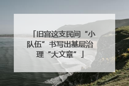旧宫这支民间“小队伍”书写出基层治理“大文章”