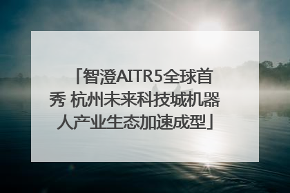智澄AITR5全球首秀 杭州未来科技城机器人产业生态加速成型