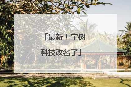 最新！宇树科技改名了