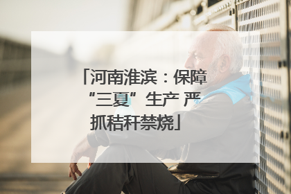 河南淮滨：保障“三夏”生产 严抓秸秆禁烧