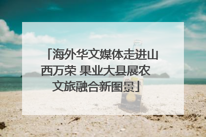 海外华文媒体走进山西万荣 果业大县展农文旅融合新图景