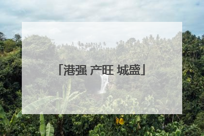 港强 产旺 城盛