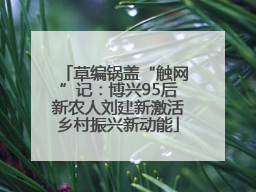 草编锅盖“触网”记：博兴95后新农人刘建新激活乡村振兴新动能