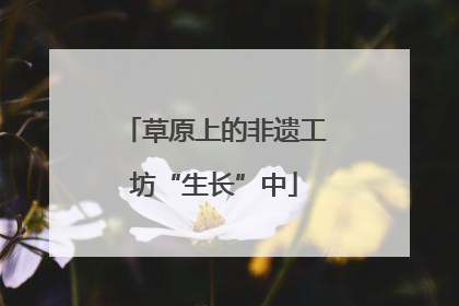 草原上的非遗工坊“生长”中