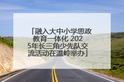 融入大中小学思政教育一体化 2025年长三角少先队交流活动在温岭举办