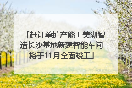 赶订单扩产能！美湖智造长沙基地新建智能车间将于11月全面竣工