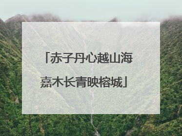 赤子丹心越山海 嘉木长青映榕城