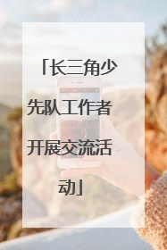长三角少先队工作者开展交流活动