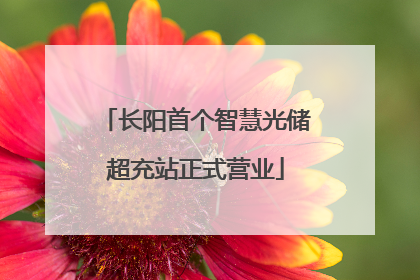 长阳首个智慧光储超充站正式营业