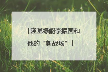 隆基绿能李振国和他的“新战场”