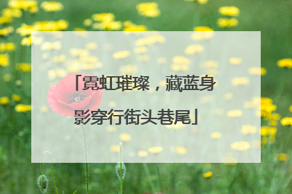 霓虹璀璨，藏蓝身影穿行街头巷尾