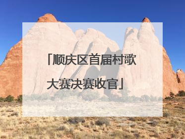 顺庆区首届村歌大赛决赛收官