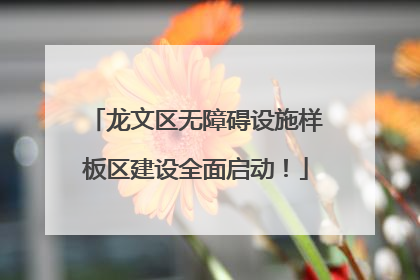 龙文区无障碍设施样板区建设全面启动！