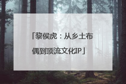 黎侯虎：从乡土布偶到顶流文化IP