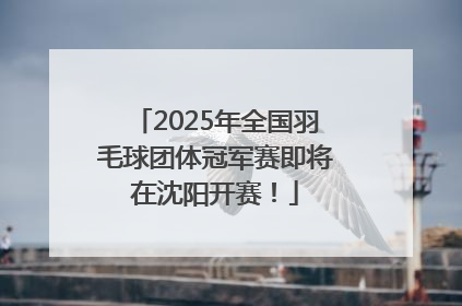 2025年全国羽毛球团体冠军赛即将在沈阳开赛！