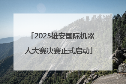 2025雄安国际机器人大赛决赛正式启动