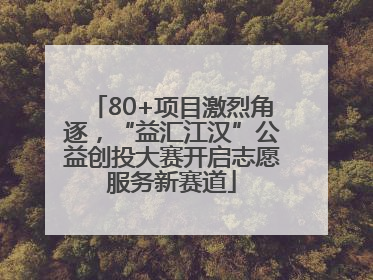 80+项目激烈角逐，“益汇江汉”公益创投大赛开启志愿服务新赛道