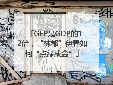 GEP是GDP的12倍，“林都”伊春如何“点绿成金”